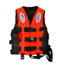 Load image into Gallery viewer, Adult Flotation Vest With Refelctive Strips Whistle 3 Colors 6 Sizes
