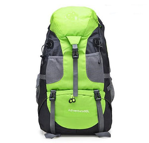 50L Hiking Backpack Green