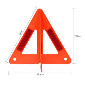 Roadside Reflective Triangle With Measurements
