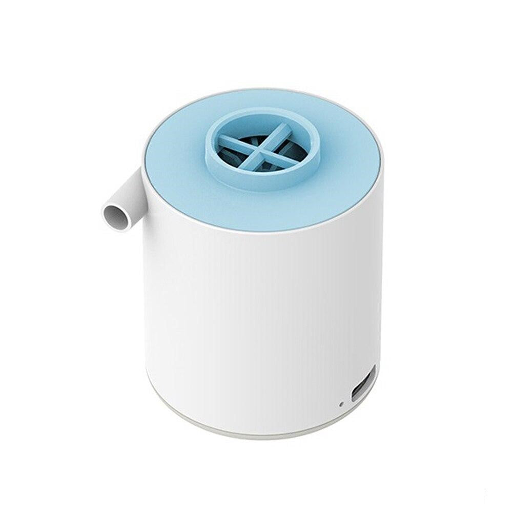 Rechargeable Air Pump Inflator/LED Light Blue