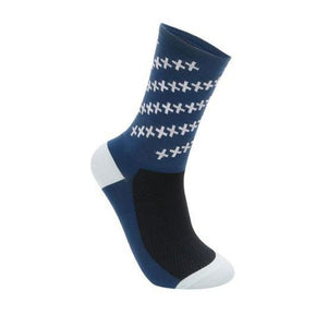 Mid Calf Socks Navy Blue