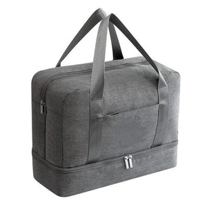 Waterproof Canvas Travel Bag Gray
