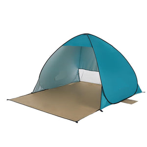 Automatic 2 Persons Pop Up Awning Tent, Pegs and Pouches Add Stability