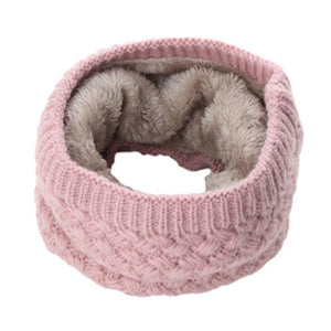 Knit Neck Warmer  pink