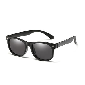 kids polarized sunglasses solid black