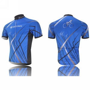 Mens Cycling Sets Jersey and Shorts or Bibs Moisture Wicking Flexible