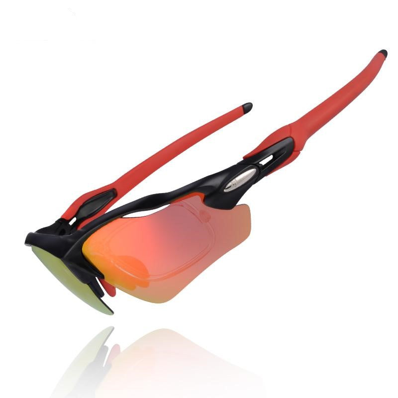 Ultralight Sunglasses uV400 Polycarbonate Lens Rubber Pads Case Cloth
