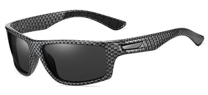 Polarized Sports Sunglasses  Black Stripe