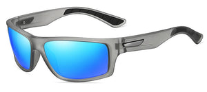 Polarized Sports Sunglasses Gray Blue