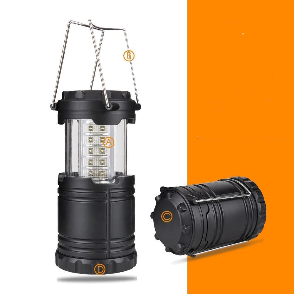 Collapsible Camping LED Lantern Waterproof Lightweight - Metal Handle