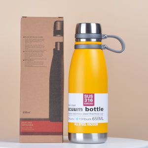 Insulated Stainless Steel Bottle Yellow