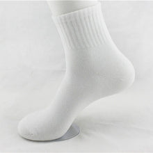 Load image into Gallery viewer, Men&#39;s Solid Color Sock  whtie

