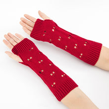 Load image into Gallery viewer, Fingerless Knit Gloves in 6 Colors For Wear With or Without Sleeves
