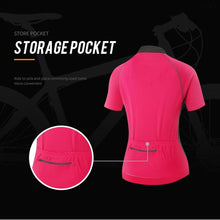Load image into Gallery viewer, Detailed Diagram of Back Womens Breathable Moisture Wicking Shirt

