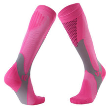 Load image into Gallery viewer, Mens Sports Knee Socks Fuscia
