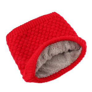Knit Neck Warmer  Red