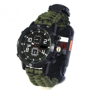 6 in 1 Outdoor Watch Green Band
