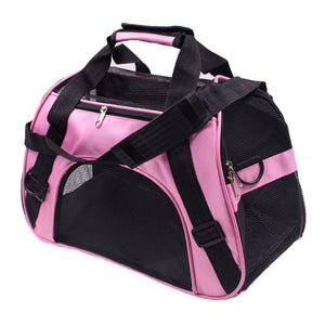 Pet Carrier Soft-Sided Bag pink