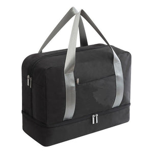 Waterproof Canvas Travel Bag Black