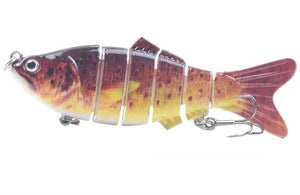 10cm 16.5g Multi-section Lure 3 piece set with 3 Barbed Hooks