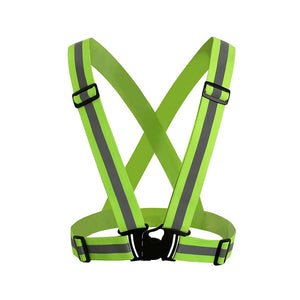 Green Front Reflective Belt and Straps