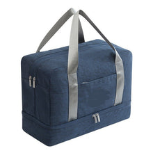 Load image into Gallery viewer, Waterproof Canvas Travel Bag Navy
