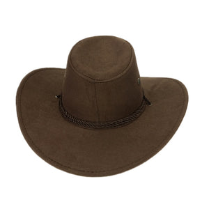 Cowboy Design Hat With Chin Strap, Easy-Care, Ventilation, 9 Colors