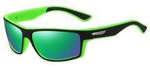 Load image into Gallery viewer, Polarized Sports Sunglasses Black Green
