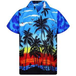 Mens Short Sleeve Hawaiian Shirt
