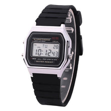 Load image into Gallery viewer, Rubber strap silver womens watch
