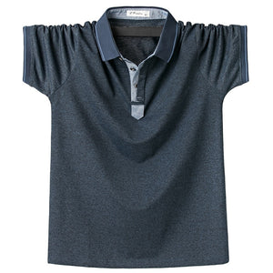 Men's Casual Golf-Style Shirt 3-Button Placket 3 Solid Colors 7 Sizes