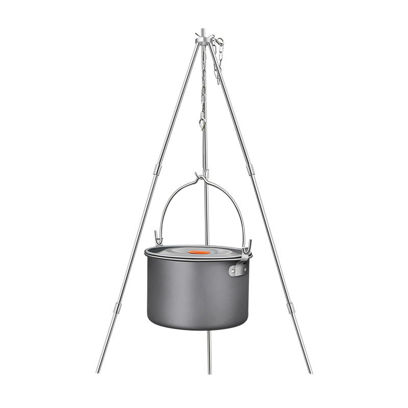 Photo of Tripod Cooking set on a blank background