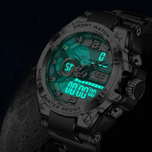 Load image into Gallery viewer, LIGE Mens Sports Watch 50M Analog/Digital Luminescent Stop Watch/Alarm
