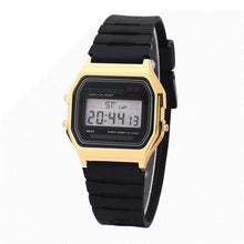 Load image into Gallery viewer, Rubber strap gold womens watch
