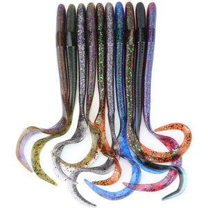 Artificial Soft Lures Floating Big Ribbon Tail 