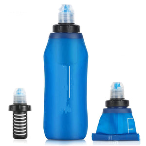 500ml Squeezable Lightweight Bottle and Replaceable Membrane Cartridge