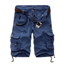 Load image into Gallery viewer, Mens Cargo ShortsBlue
