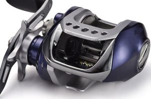 Close-up of 10 + 1 Bait Casting Reel With Alloy Wire Cup to Prevent Corrosion