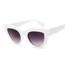 Load image into Gallery viewer, Cat Eye Frame Style Sunglasses White Blue
