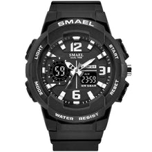 Load image into Gallery viewer, Kids Watch Analog Multifunction  Black Silver
