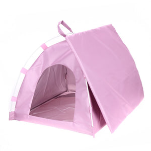 Pink Small Pet Tent and Inner Pad