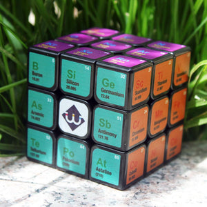 Periodic Table of Elements Color Cube