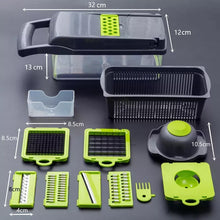Load image into Gallery viewer, Kitchen Multifunction Cutter Chop Slice Dice Grate Draining Basket
