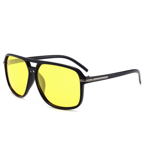 Yellow Retro Polarized Sunglasses