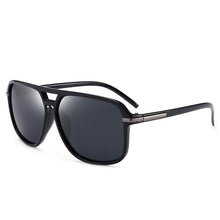 Load image into Gallery viewer, Black Retro Polarized Sunglasses
