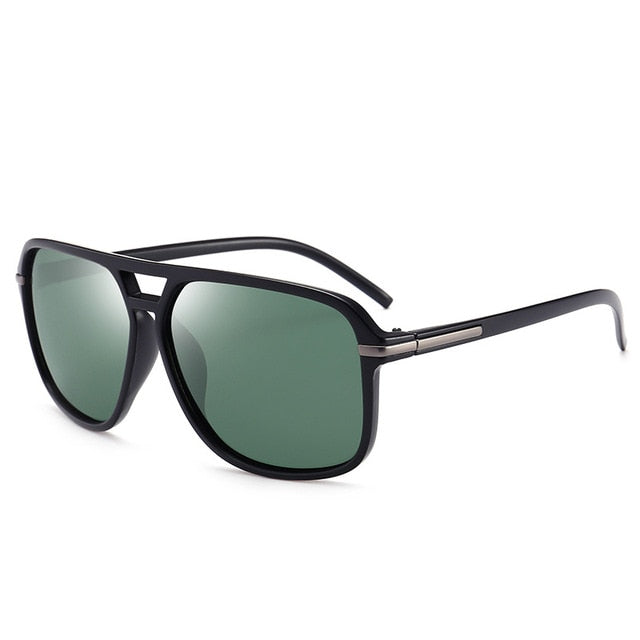 Green Retro Polarized Sunglasses