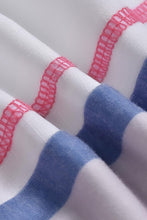 Load image into Gallery viewer, Closeup view of fabric in Multicolor T-Shirt Sleeve
