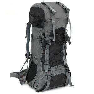 Black 60L Durable Heavy-duty Backpack