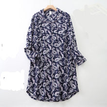 Load image into Gallery viewer, Fruit Flower Womens Casual Long Sleeve Nightshirt
