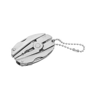 Mini Multi-Function Folding Pliers Key Chain Hoop With Carry Bag